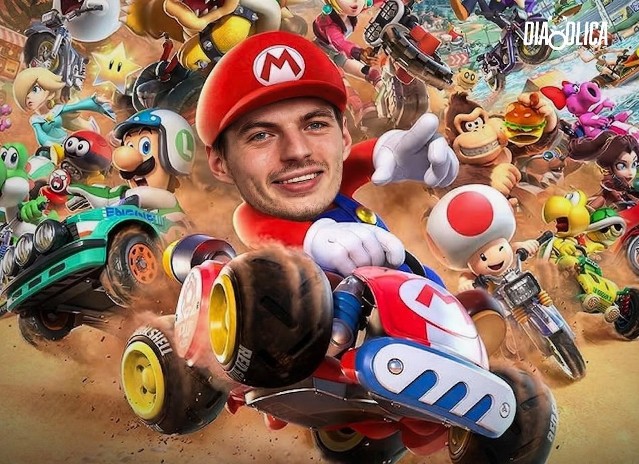 皇冠体育-维斯塔潘调侃：我把模拟器换成了游戏机，最近在练马里奥赛车